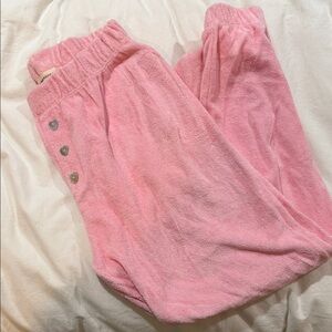 Stoney Clover Donni Collab Terrycloth Pink joggers S